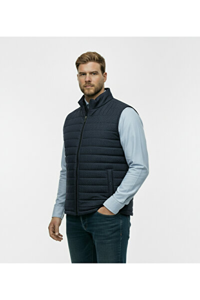 montecarlo Plus Size Knitted Quilted Vest