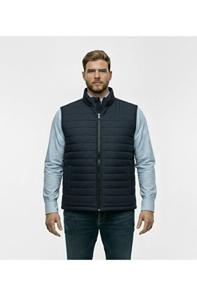 montecarlo Plus Size Knitted Quilted Vest