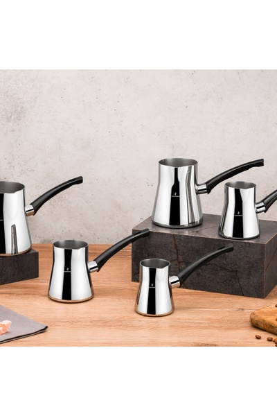 Sofram ركوة قهوة سوفت استيل تركي سعة 200 مل