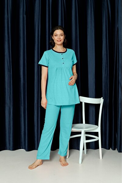 HATEX SOFT TEXTURED MATERNITY PAJAMAS SET