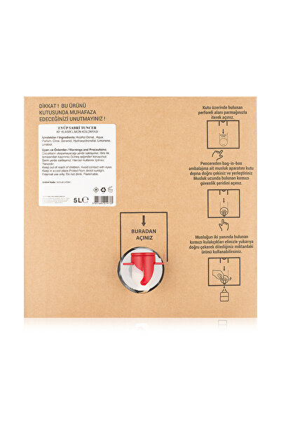 Eyüp Sabri Tuncer Klasik Limon Kolonyası 5 lt - Bag in Box