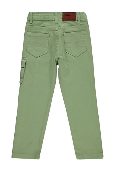 Civil Boys Cargo Pocket Pieces of 10-13 Year Old Pants - Khaki 10-11 Years Old