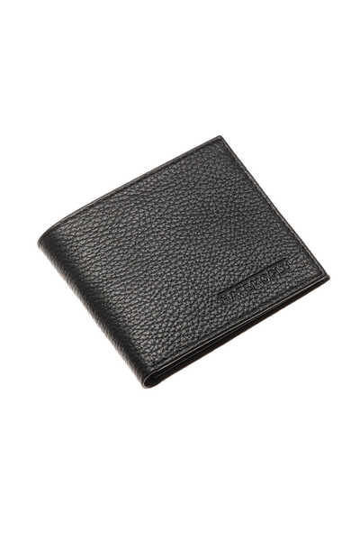 Hatemoğlu Black Genuine Leather Men's Wallet - Boxed 100%