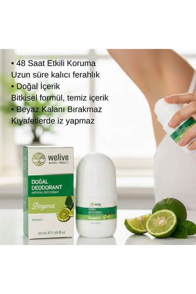 Welive Bergamot Aromalı Roll-on Deodorant