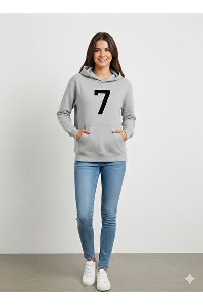 woonkey Unisex Hooded Sweatshirt Hoodie 7 Printed Inner Cotton 3 Thread Sweat Trend Model