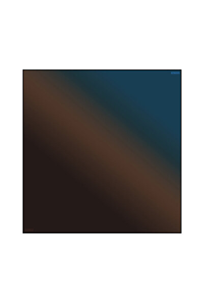 Bursa İpek Кафяв петролносин градиентен копринен шал от кепър