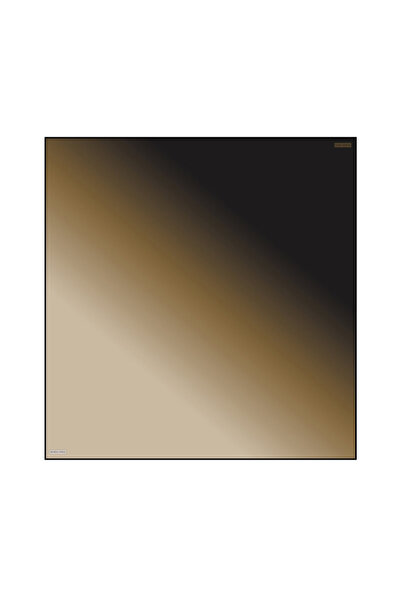 Bursa İpek Eșarfă din mătase Sura cu gradient maro bej