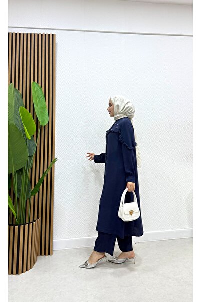 BURCU TESETTÜR Önü Düğmeli Ayrobin Takım 1315