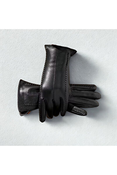 VELORA PRIVE DOKUNMATİK ÖZELLİKLİ RÜZGAR GEÇİRMEZ ŞIK SUNİ DERİ KADIN ELDİVEN