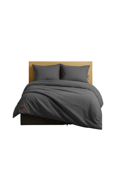 Sabia 100% bumbac 140x200 cm + 37 cm set husă de pilotă dublă cu cearșaf elas...