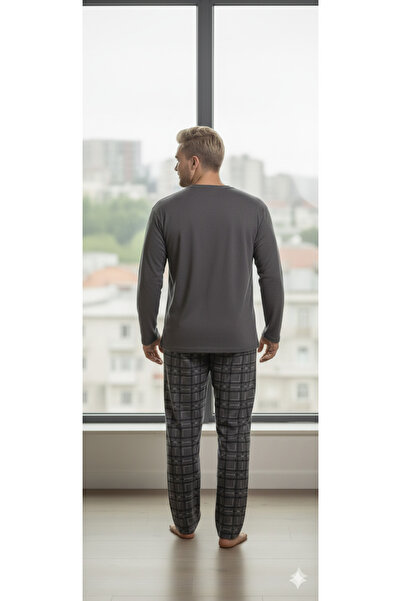 Sude HOMEWEAR Men's Plus Size Pajama Set