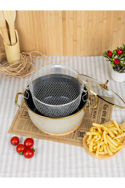 Savaşan Emaye Frying Pan, Enamel Fryer