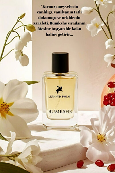 Armond Polo Bumkshe Kadın Parfüm50 Ml "Çiçeksi, Meyveli" Mor Çarkıfelek Meyvesi, Şakayık, Vanilya Orkidesi