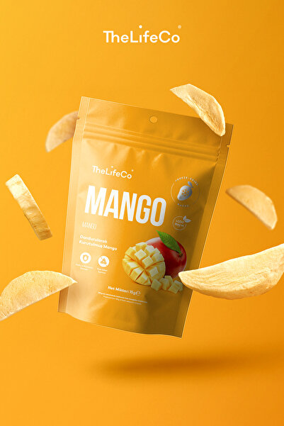 TheLifeCo Freeze Dried - Dondurularak Kurutulmuş Meyve 3'lü Mix (Mango-İncir-Çilek )