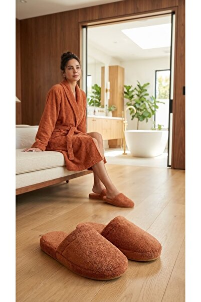 Minteks How Thick-Soled Towel Women's Slippers