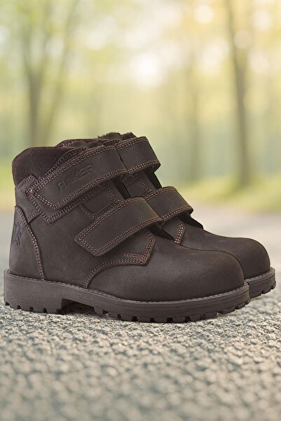 Rakerplus Sentor Справжня шкіра з хутром на липучках Дитячі черевики