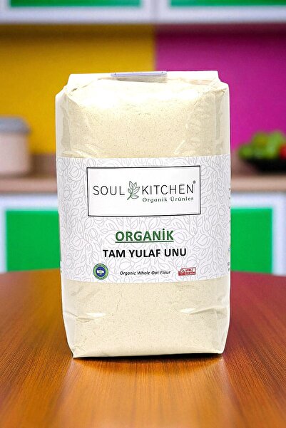Soul Kitchen Organik Ürünler Organik Tam Yulaf Unu 500gr