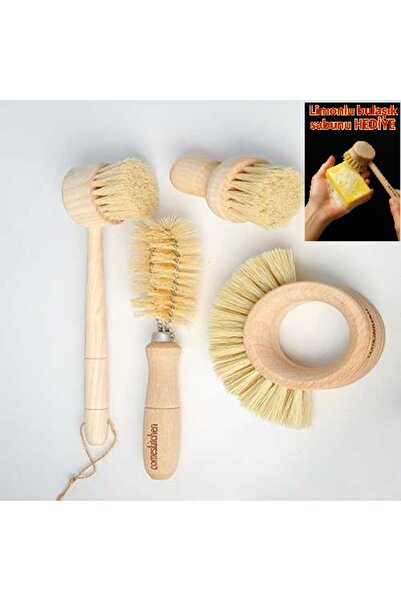 ComesCosmetic مجموعة تنظيف طبيعية فائقة مكونة من 4 قطع (نباتية) هدية صابون غس...