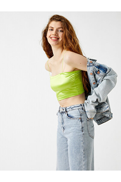 Koton Crop Tanktop με λεπτούς ιμάντες