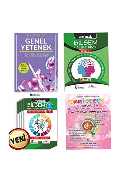 Tudem Yayınları 1. Sınıf Bilsem Hazırlık Anlatım Soru Bankası Bilsem Deneme S...