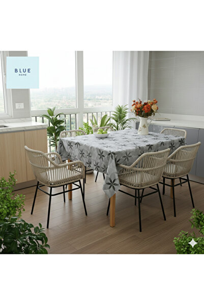 Blue Home 🆕 Față de masă din PVC căptușită cu fibre, anti-alunecare, rezistentă la pete, ștergabilă, model Mirella Culoare Nr: 110 B