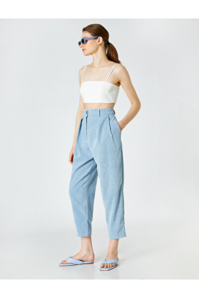 Koton Bársony nadrág, redőzött