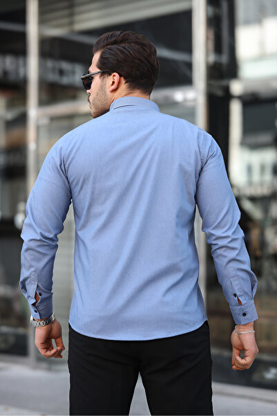 Artı1 Men's Relax Fit Comfortable Cut Double Pocket Winter a Quality Cashmere Jacket - Coat