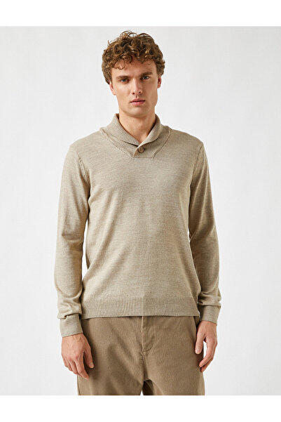 Koton Πλεκτό πουλόβερ με γιακά