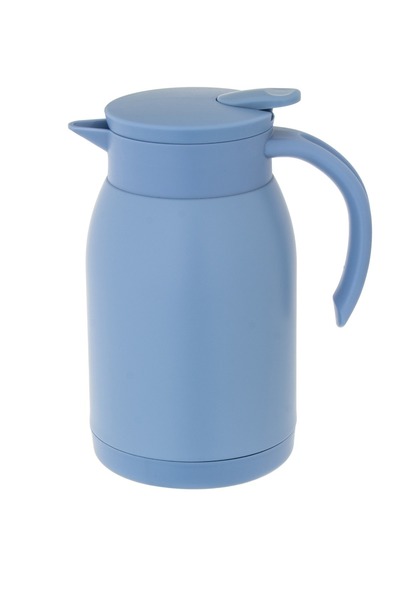 HIC ترمس شاي وقهوة من الستانلس ستيل سعة 900 مل لون أزرق