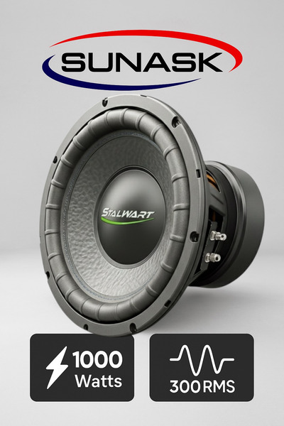 SUNASK STALWART 30 Cm 1000 Watt 300 Rms Subwoofer Bass Spl Körük Bass Oto Hoparlör Kabinsiz