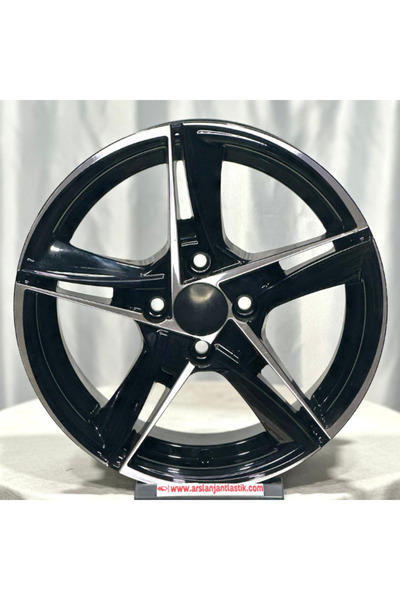 ARSLAN JANT LASTİK 4*100*15 6.5 ET35 CH67.1 15046 BLACK DİAMOND JANT