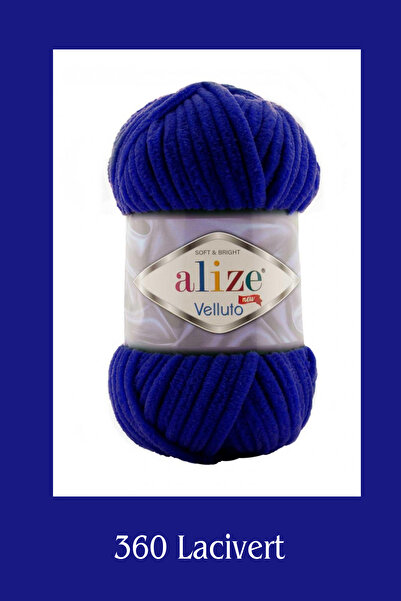 Alize Velluto Kadife El Örgü Ipliği Hırka, Patik, Battaniye, Atkı Örgü Ipliği...