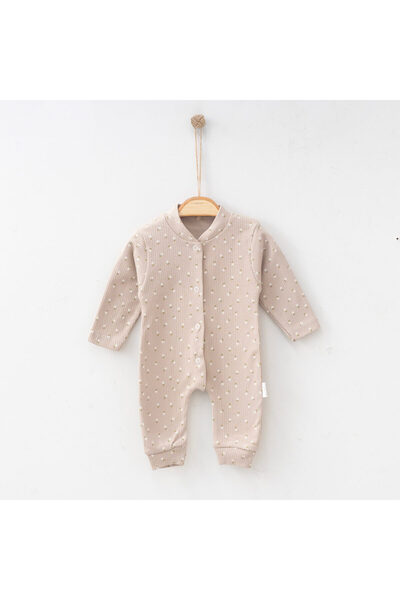 hobbebaby Hobbe Baby Minik Papatya Desenli Bebek Tulumu 1-3-6 Ay