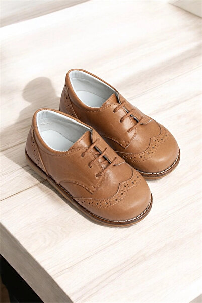 Cevoclub kids أحذية إرشاديم الطبية من الجلد الطبيعي طراز أنتيك CV-435