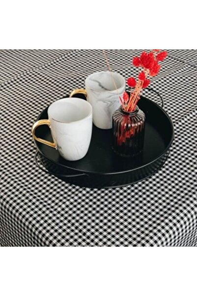 Leony Square Patterned Gingham 170X170 cm Multi-Purpose Tablecloth, Table Cloth, Picnic Cloth