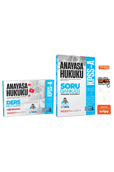 İndeks Akademi Erdal Fanid |2026 KPSS A Grubu Anayasa Hukuku Video Ders Notla...