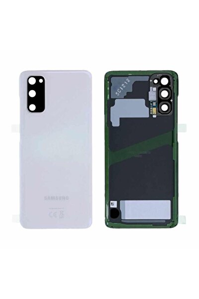 indirimplus Samsung Galaxy S20 FE Arka Pil Batarya Kapağı ( FULL LENSLİ ) Beyaz
