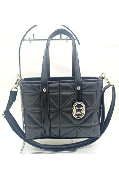 MAC&MOS Γυναικεία τσάντα ώμου με μαύρο πομπόν