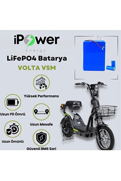 izotech Volta VSM uyumlu 48v 18Ah Lifepo4 Batarya