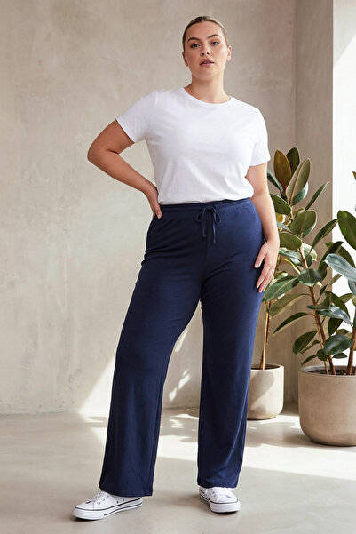 Stil Diva Comfortable Fit - Large Size Elastic Waist Pants142022