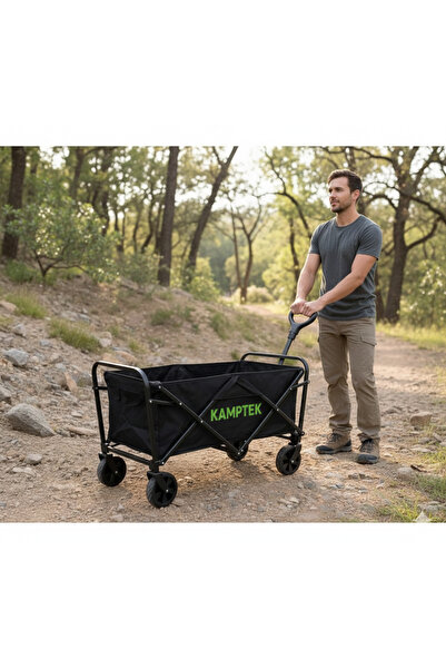 kamptek kamp teknolojisi Katlanabilir Kamp Taşıma Arabası – Kamp / Plaj / Bah...
