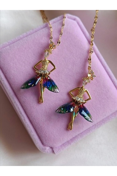 samosh Balerin Tasarım Kolye Yılbaşı Doğum günü Sevgililer günü hediye