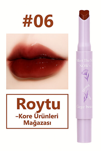 Kozmetik Florette Gege Bear Kalpli Jelly Lipstick - 06 Gege Bear