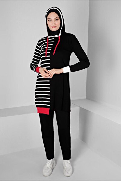 Alvina ΡΙΓΕΤΑ ΜΠΟΥΦΑΝΤΑ με κουκούλα ΙΚΟ ΤΟΥΝΙΚ 43179