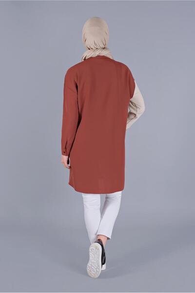 Alvina Buttoned Tunic with Buckle Detail 41541