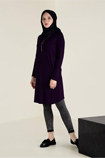 Alvina Cycling Collar Knitting Tunic 4578