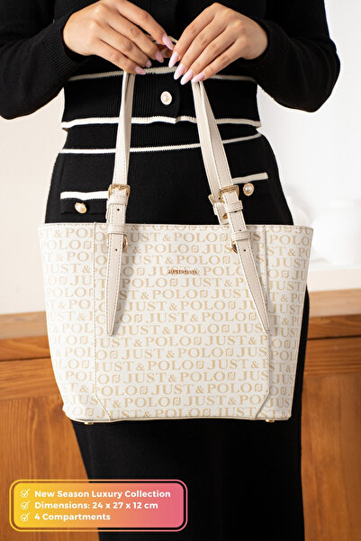 POLOGRAND London Geantă de umăr originală Just Polo Collection, cu 4 comparti...