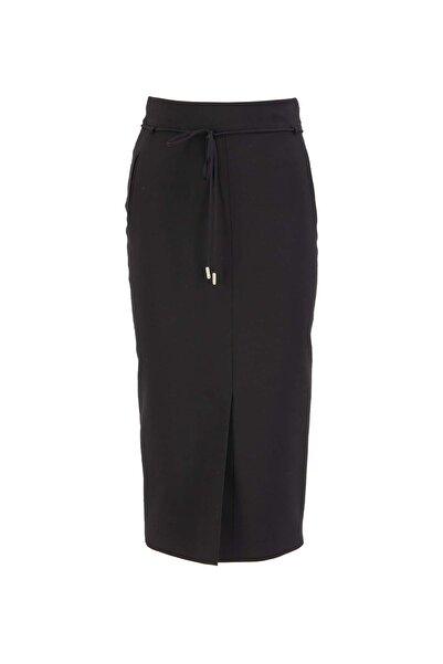 Setre Μαύρη φούστα με λεπτομέρεια με κορδόνι στη μέση