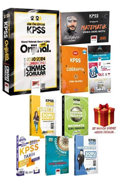 Yargı Yayınları 2026 Yargı KPSS Lise-Önlisans Çıkmış Sorular+Yargı GYGK Konu ...