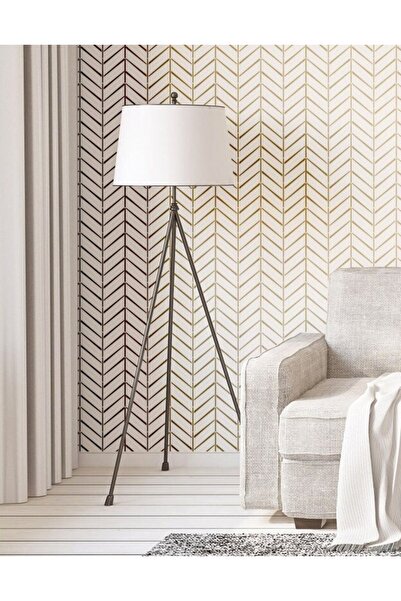 Artikel Geometrik Şekil -3 Stencil Boyama Şablonu 50x70 Cm, Duvar Stencil, Fa...